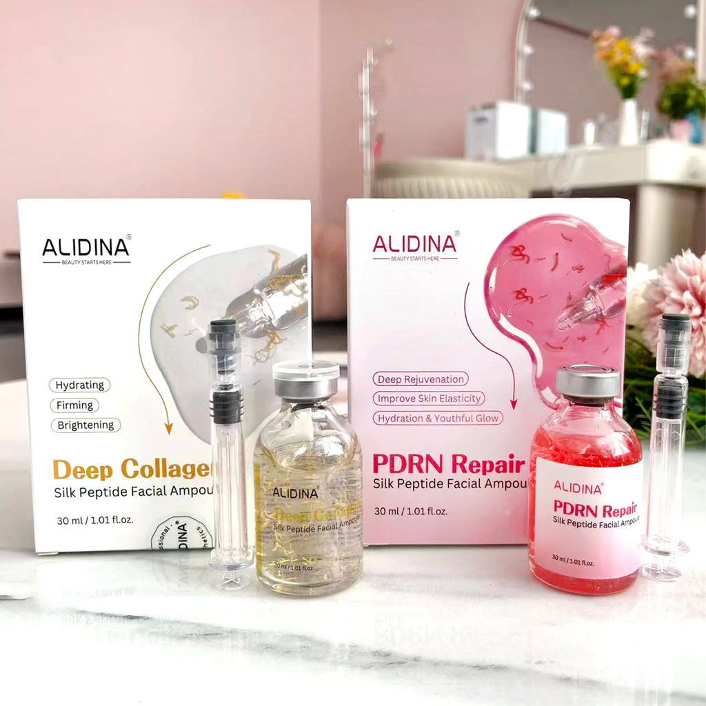 Korean Best PDRN DNA Salmon Silk Peptide Collagen Brightening Anti Aging Face Skin Care Pink Serum Facial Products Private Label