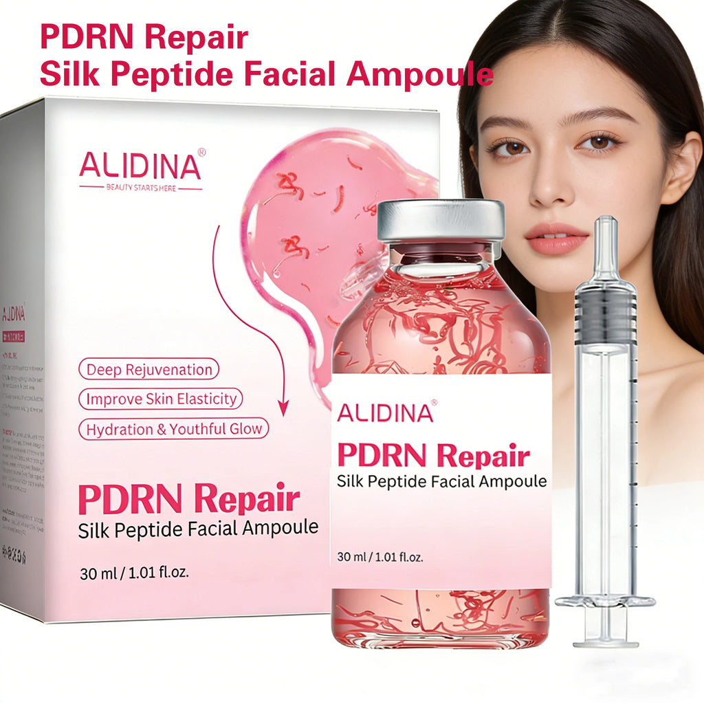 Korean Best PDRN DNA Salmon Silk Peptide Collagen Brightening Anti Aging Face Skin Care Pink Serum Facial Products Private Label