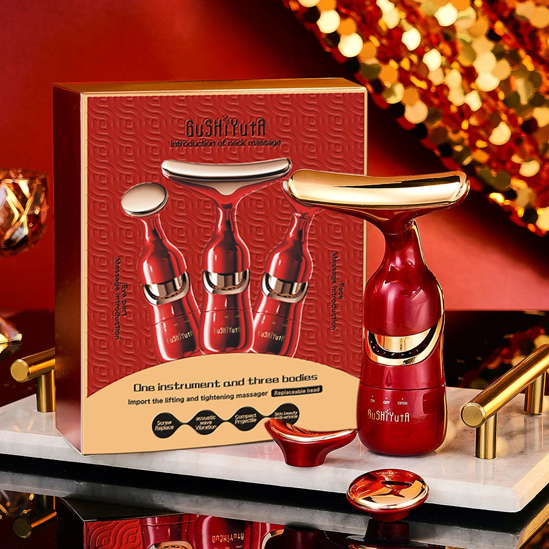 Microcurrent Face & Neck Lifting Massager – Anti-Aging Beauty Device