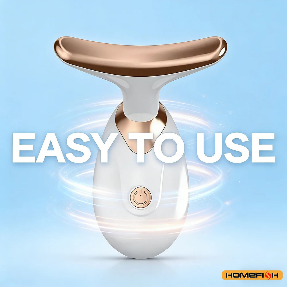 Microcurrent EMS Face Lifting Massager with Ion Boost – Firming & Jawline Sculpting