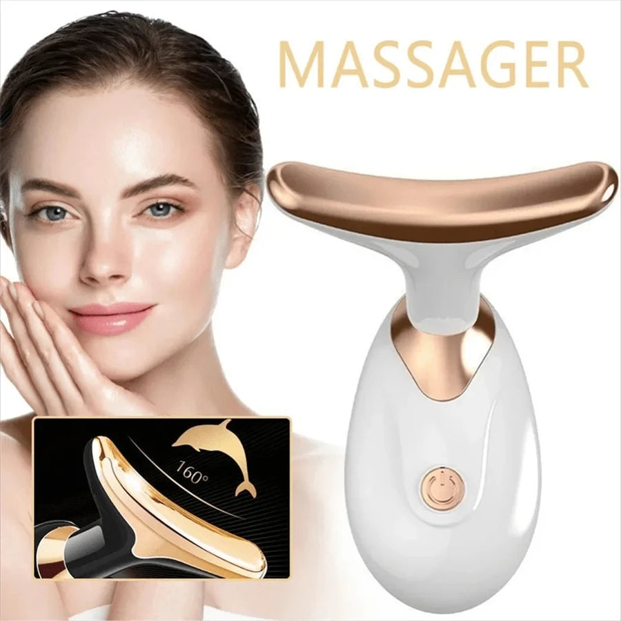 Microcurrent EMS Face Lifting Massager with Ion Boost – Firming & Jawline Sculpting