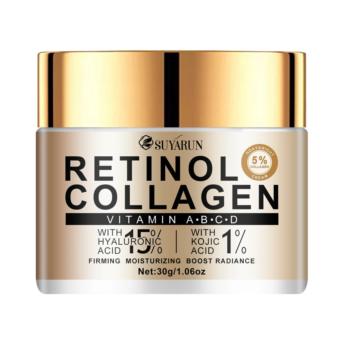 Retinol Collagen Moisturizing Face Cream  - Hydrating & Firming Skin Care