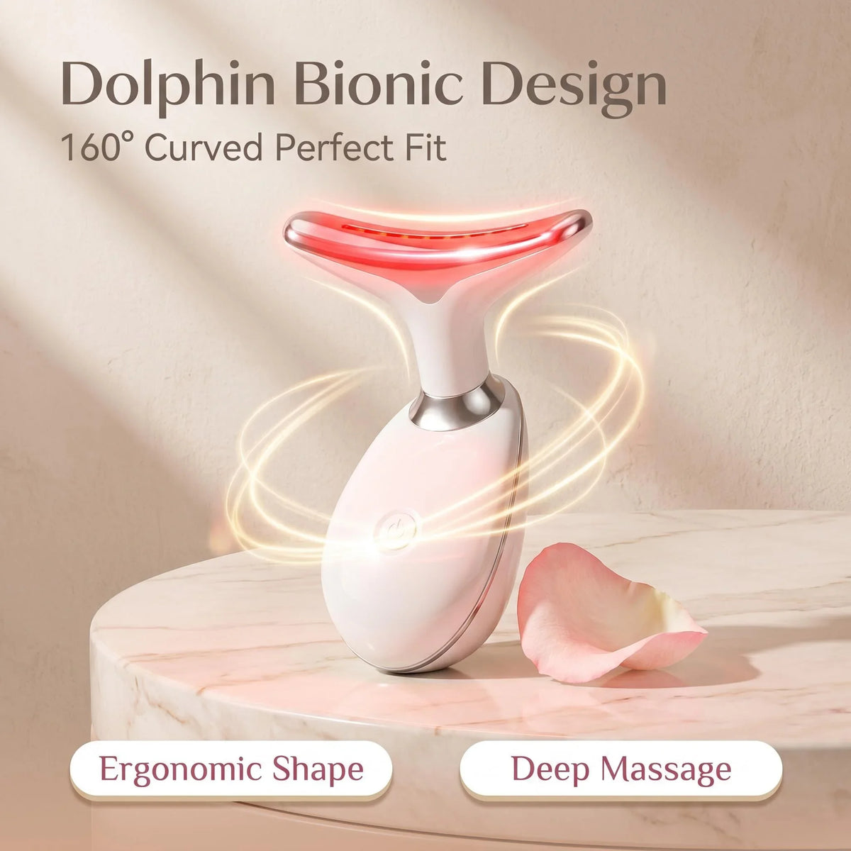 7-Color LED Face & Neck Lifting Massager – Vibration Beauty Device for Firming & Jawline Sculpting
