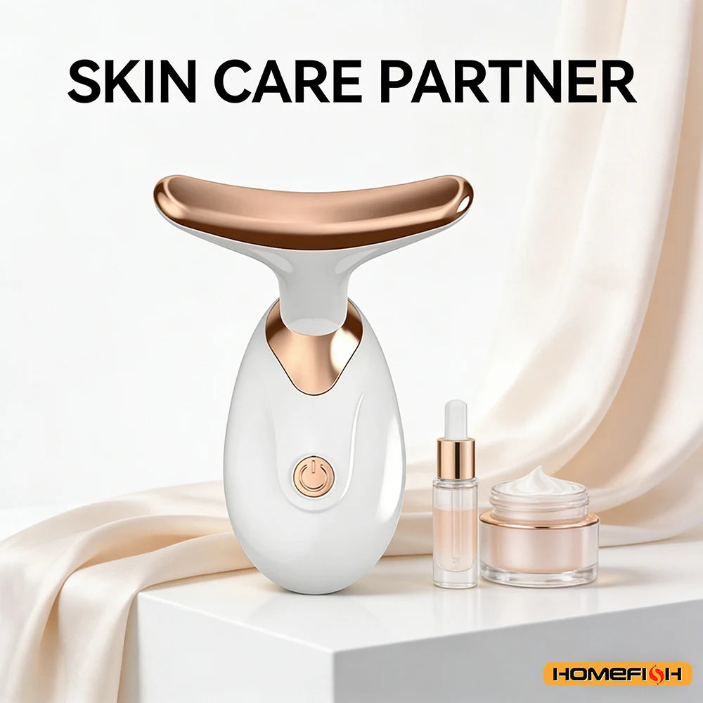 Microcurrent EMS Face Lifting Massager with Ion Boost – Firming & Jawline Sculpting