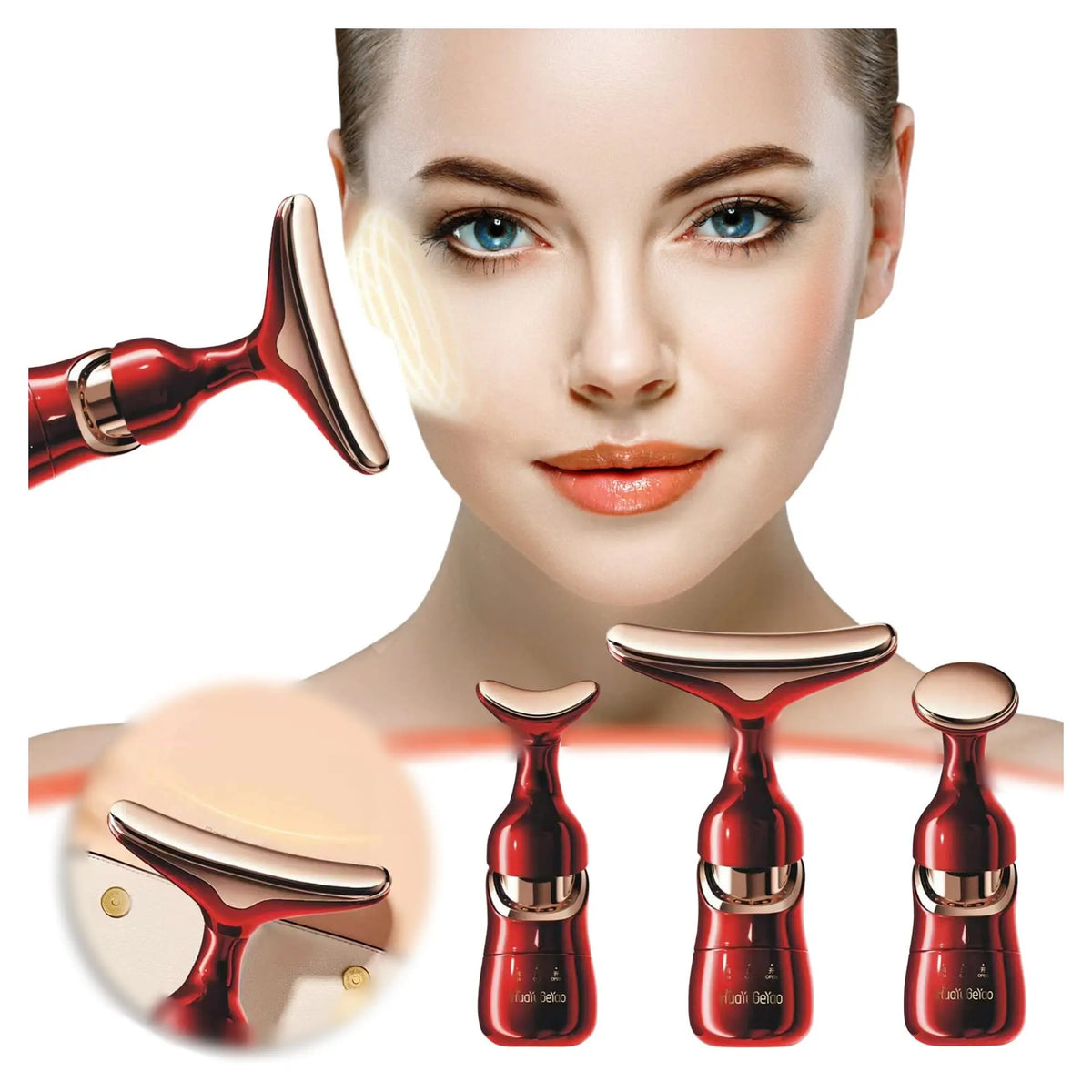 Microcurrent Face Lifting & Skin Rejuvenation Massager