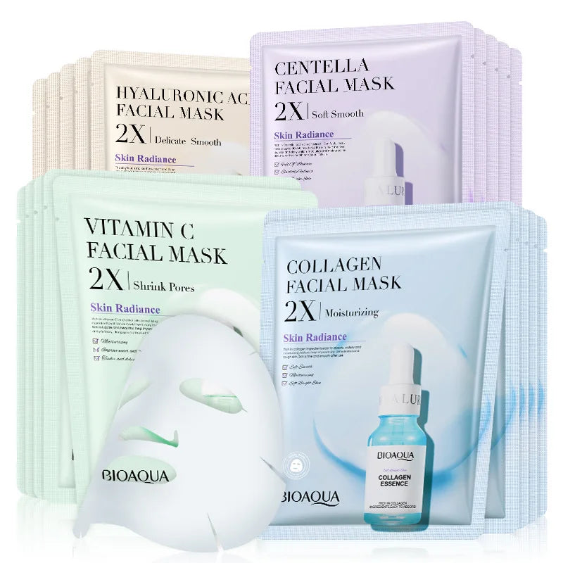 BIOAQUA Centella Collagen Hydrating sheet mask - 20pcs