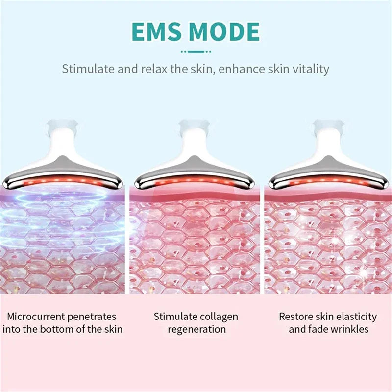 7-Mode Face & Neck Lifting Massager – Skin Tightening Beauty Device