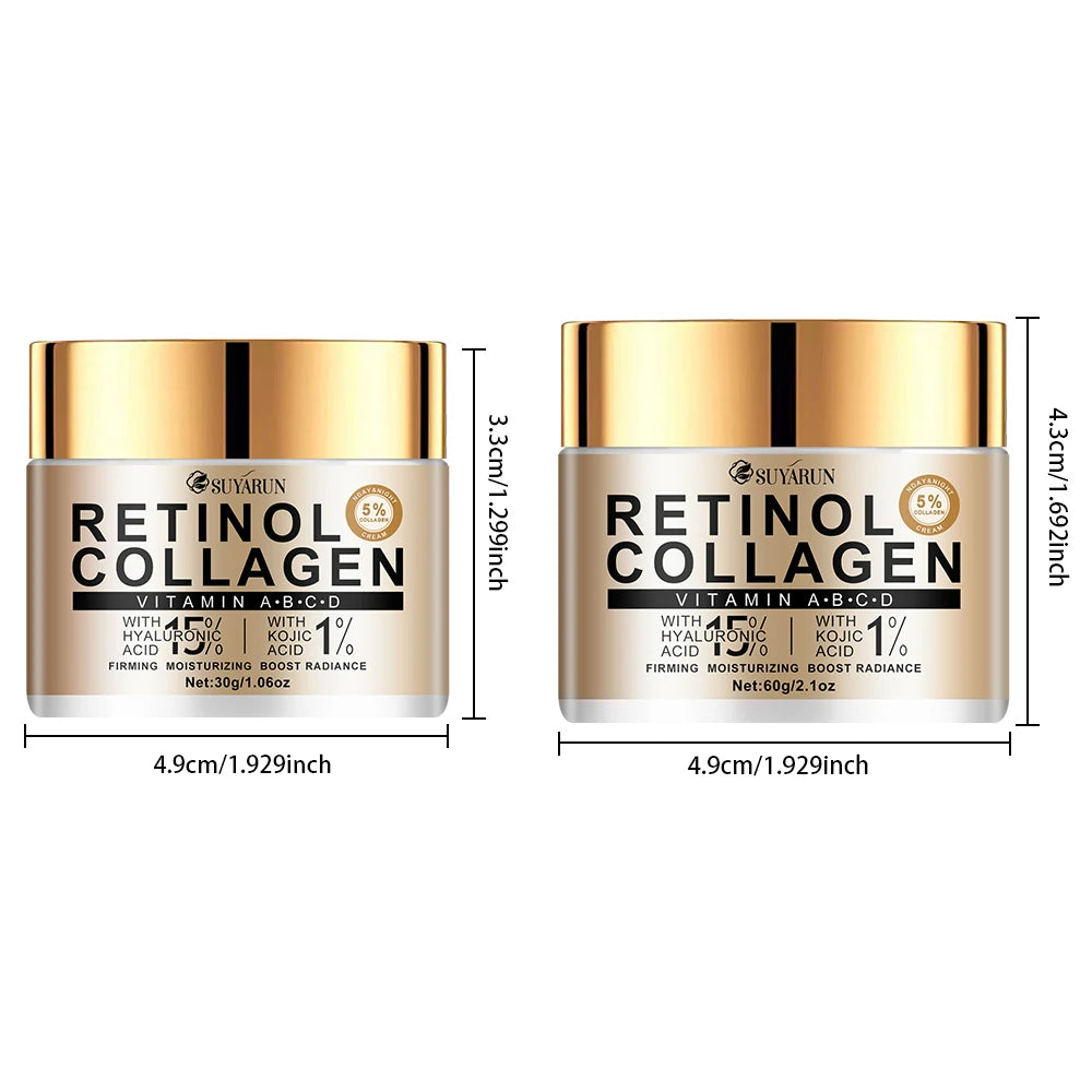 Retinol Collagen Moisturizing Face Cream  - Hydrating & Firming Skin Care