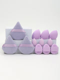 12-Piece All-Purpose Makeup Sponge & Puff Set – Beauty Blenders, Powder Puffs & Cushion Puffs